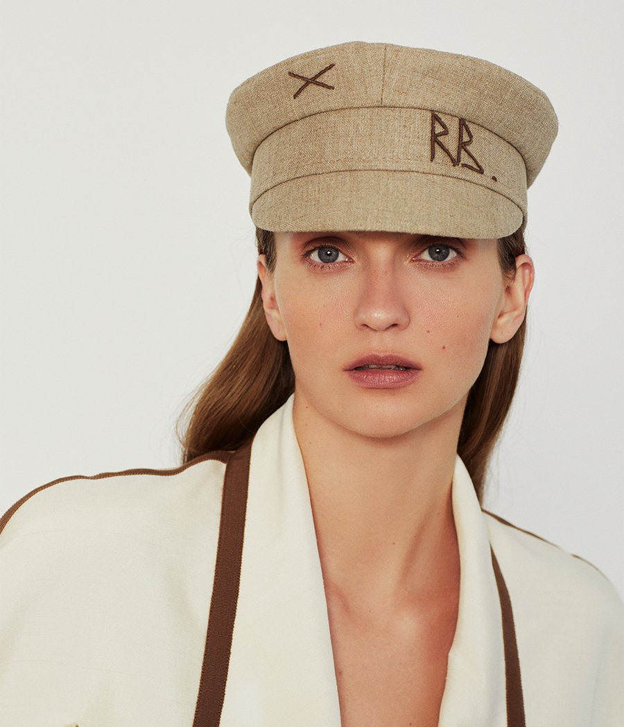 RUSLAN BAGINSKIY - Baker Boy Linen Hat